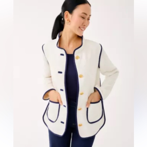 Lilly Pulitzer Georgine Quilted Jacket, 2 - Picture 2 of 6